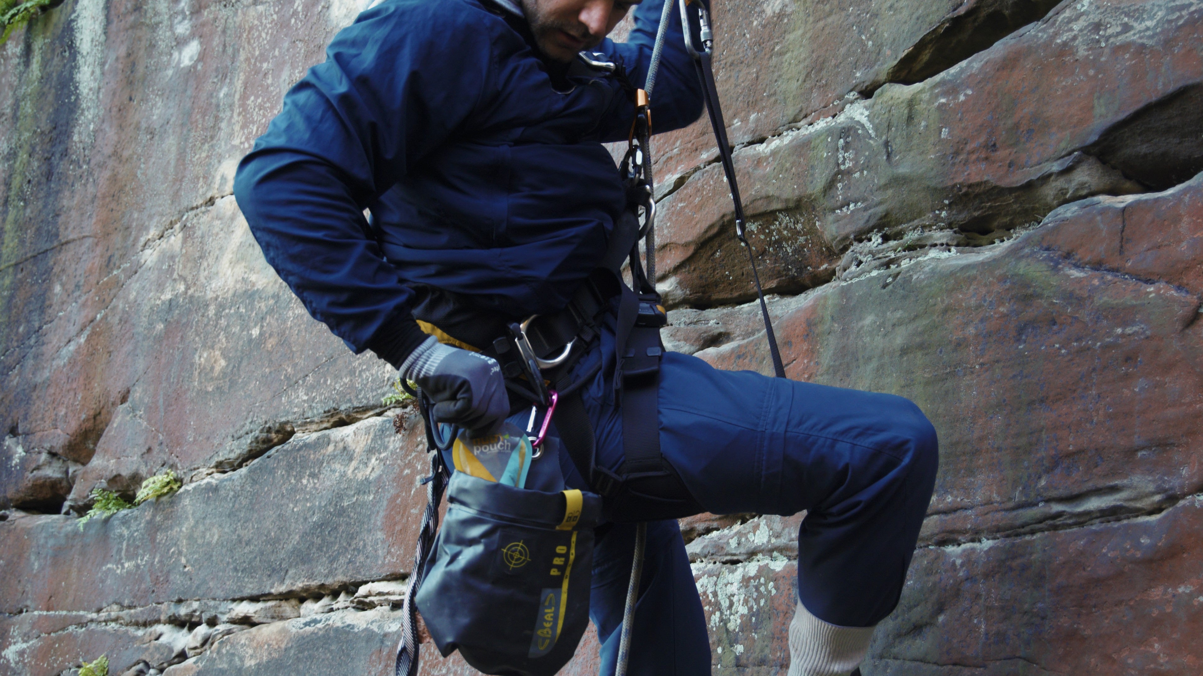 ROCK CLIMBING SHOOT ON THE NORTH DOWNS IN COWDEN, KENT.