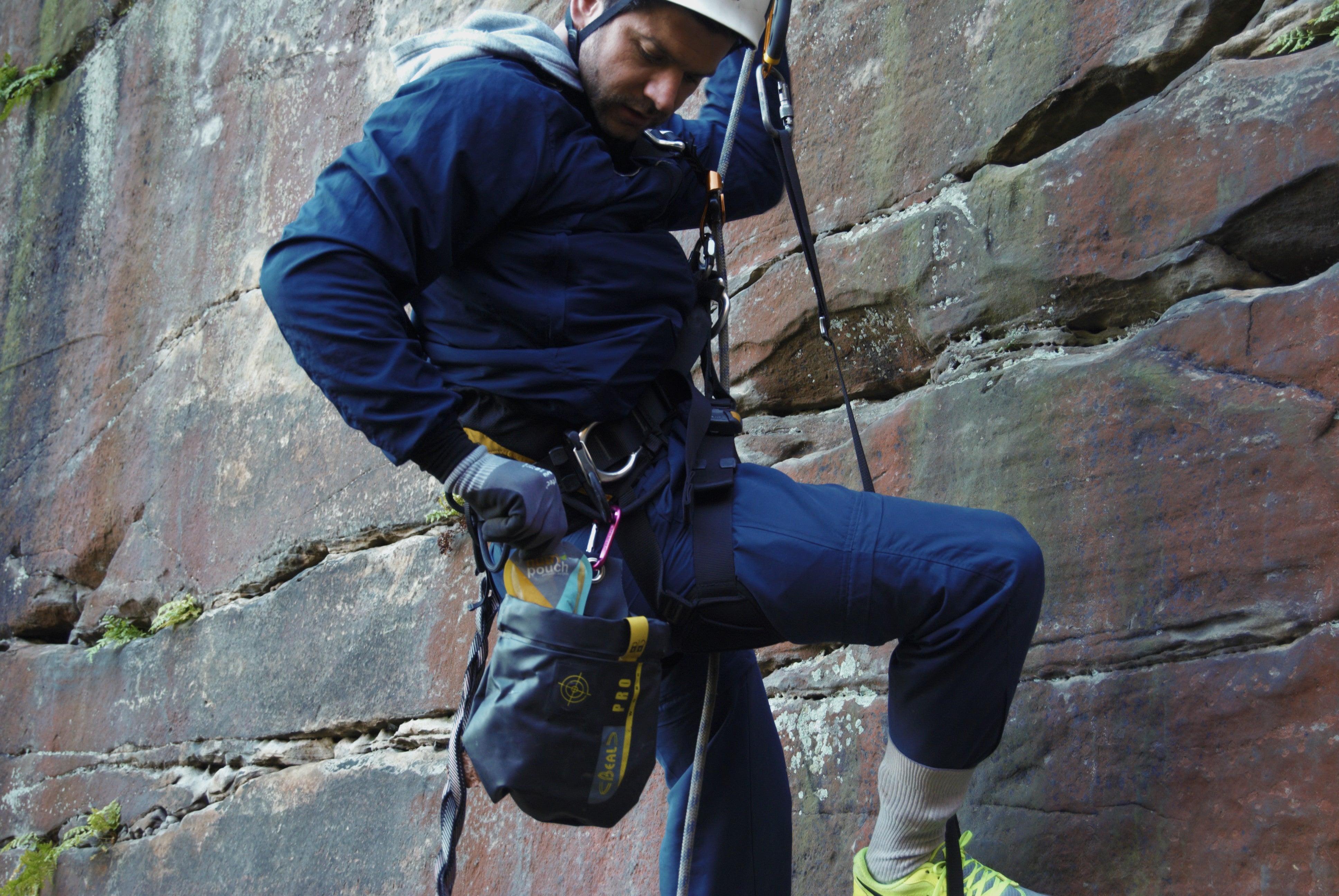ROCK CLIMBING SHOOT ON THE NORTH DOWNS IN COWDEN, KENT.
