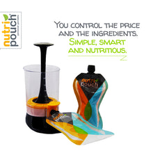 Standard Pack - Nutripouch Drinks Storage System, 5 x 250ml Reusable Pouches, Recipe book