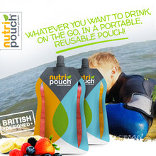Deluxe Pack - Nutripouch Drinks Pouch System, Recipe book,                                         15x250ml Re-usable Pouches,